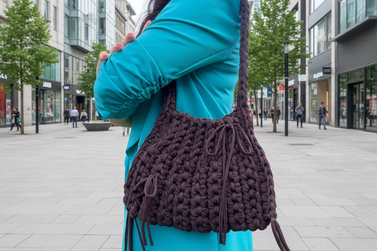 The Dusk Bag | Shoulder Bag Ireland | Chocolate brown