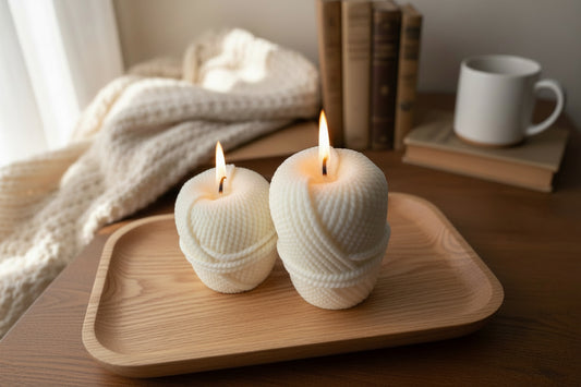 Yarn Candles | Knitting Craft Lover Gift Soy Wax Ireland