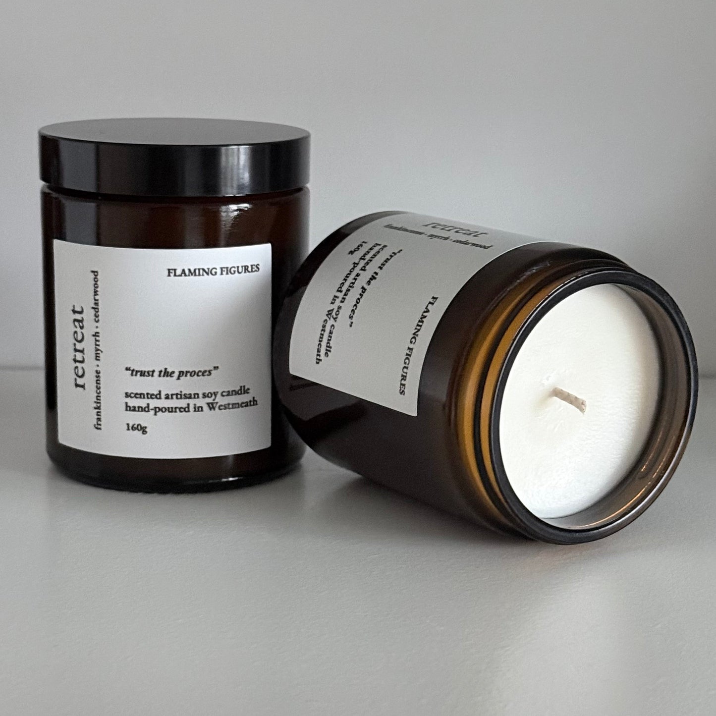 Retreat Natural Soy Candle | Frankincense Myrrh Cedarwood Candle