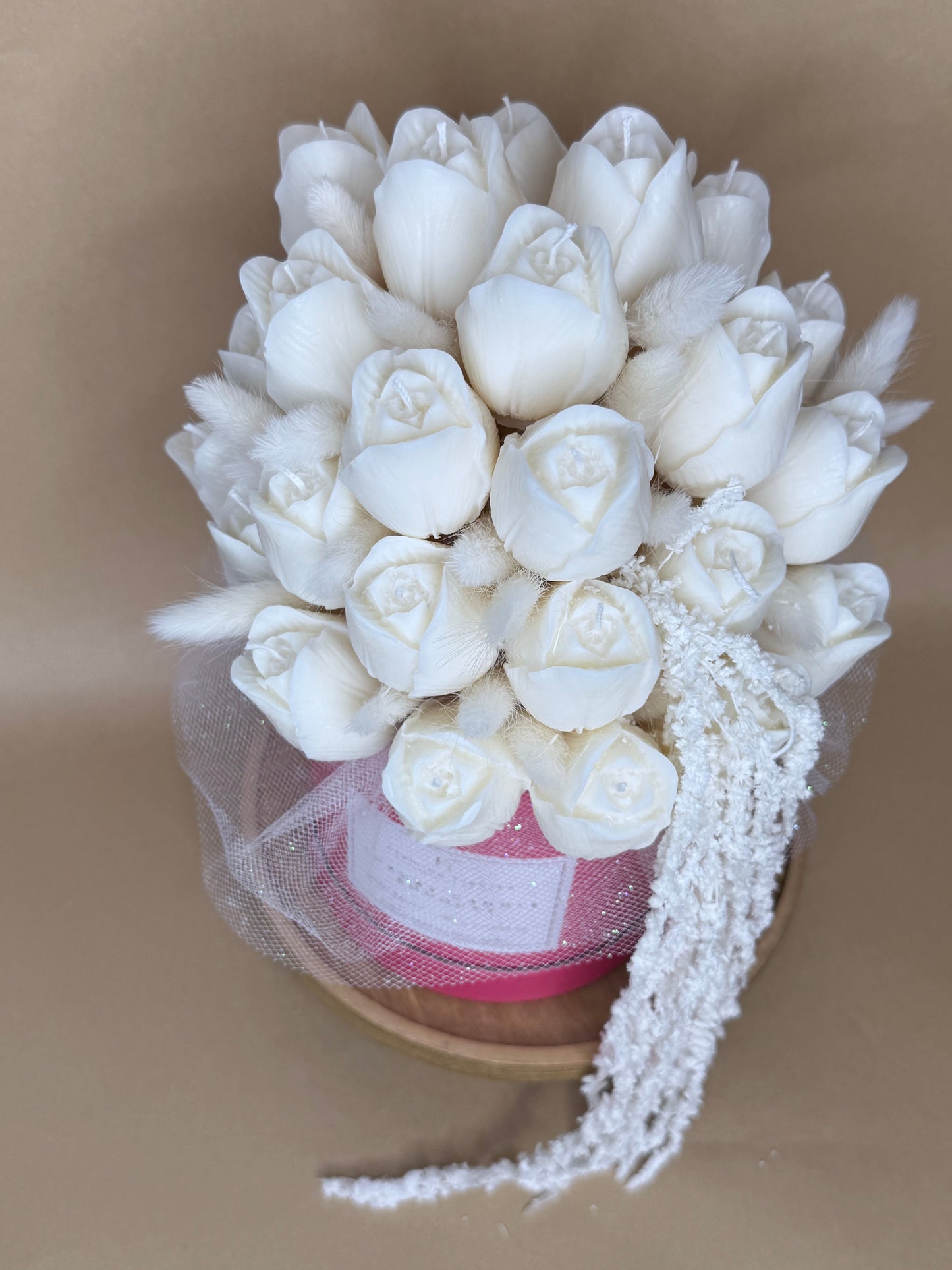 Luxury Tulips Bouquet Candle | Handmade Soy Wax | Ireland