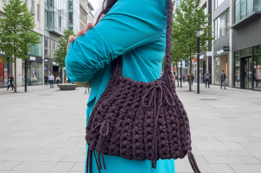 The Dusk Bag | Shoulder Bag Ireland | Chocolate brown