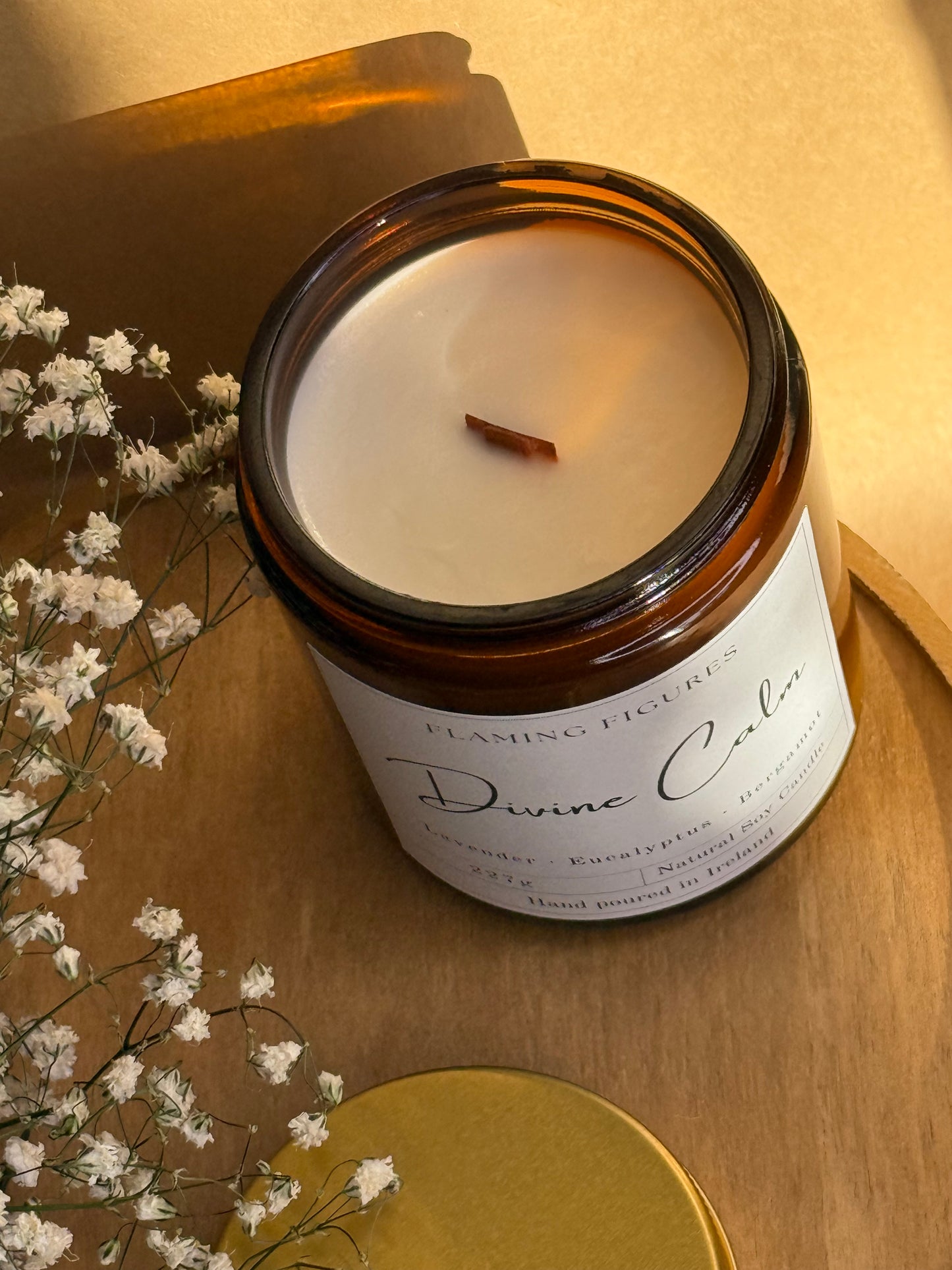 Divine Calm Aromatherapy Candle | Lavender Eucalyptus