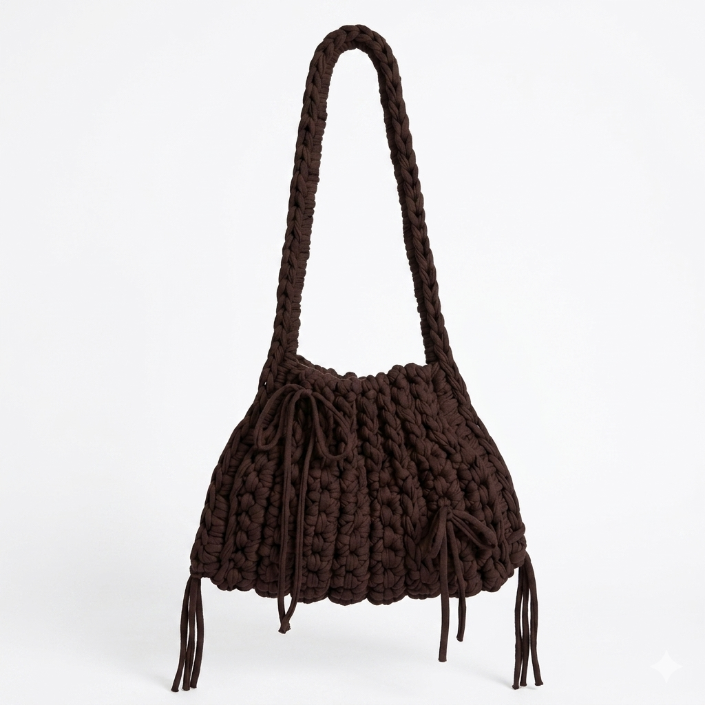 The Dusk Bag | Shoulder Bag Ireland | Chocolate brown