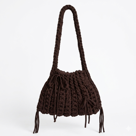 The Dusk Bag | Shoulder Bag Ireland | Chocolate brown