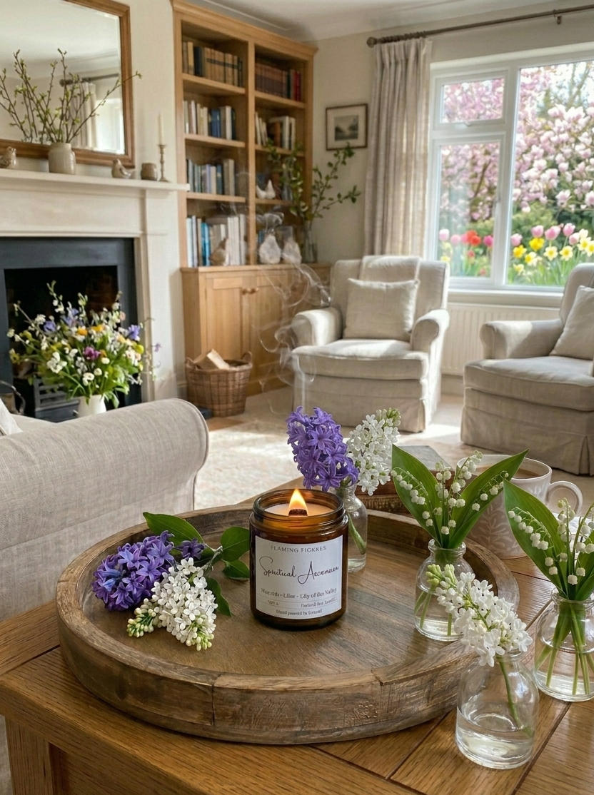 Spiritual Ascension Aromatherapy Candle | Hyacinth, Lilac & Lily of the Valley