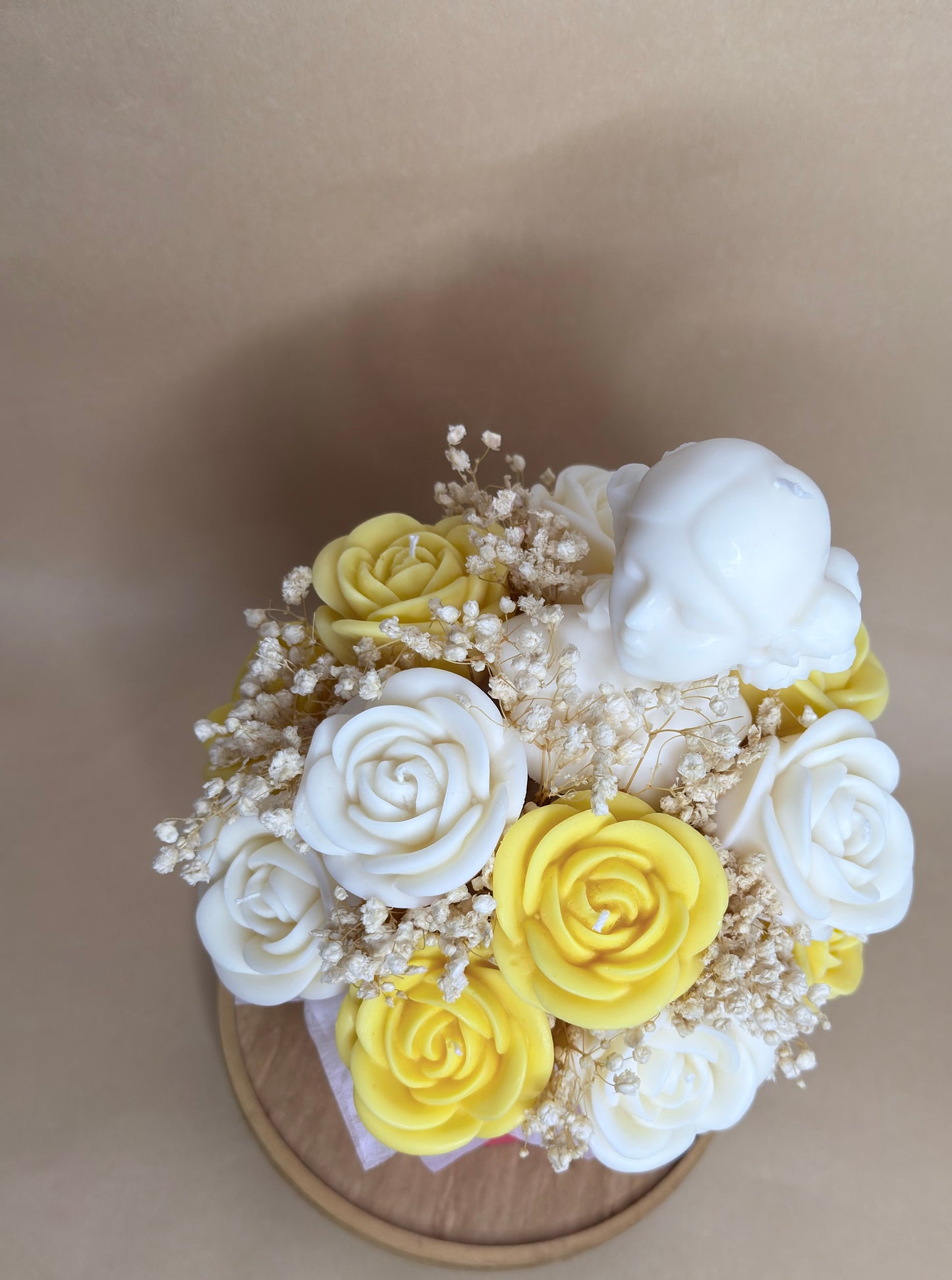 Luxury Roses Candle Bouquet |Handmade Soy Wax | Ireland