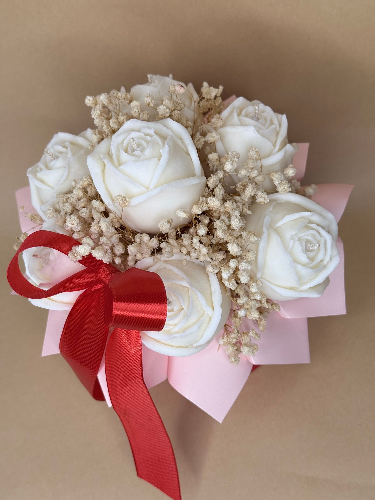 Roses Candle Bouquet | Luxury Flowers Bouquet | Gift