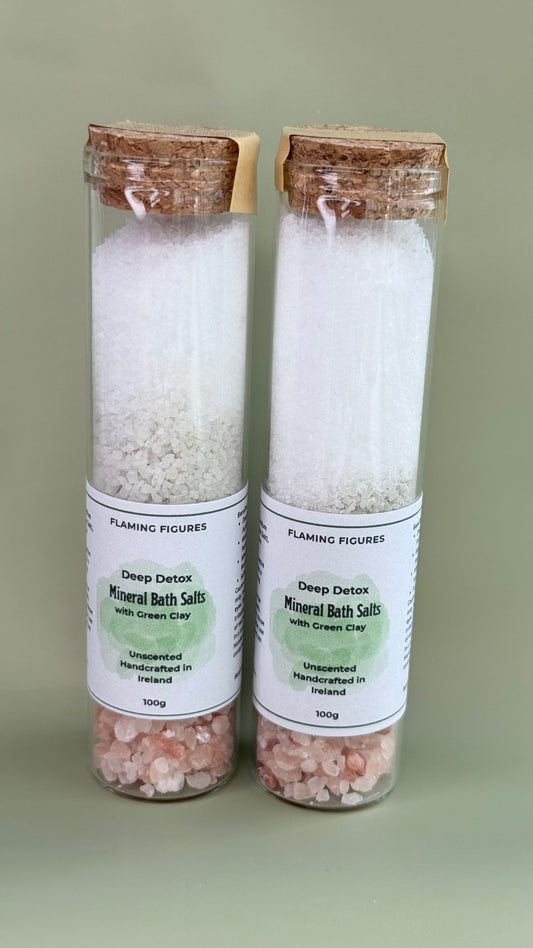 Detox Mineral Bath Salts with Green Clay