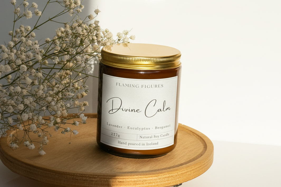 Divine Calm Aromatherapy Candle | Lavender Eucalyptus