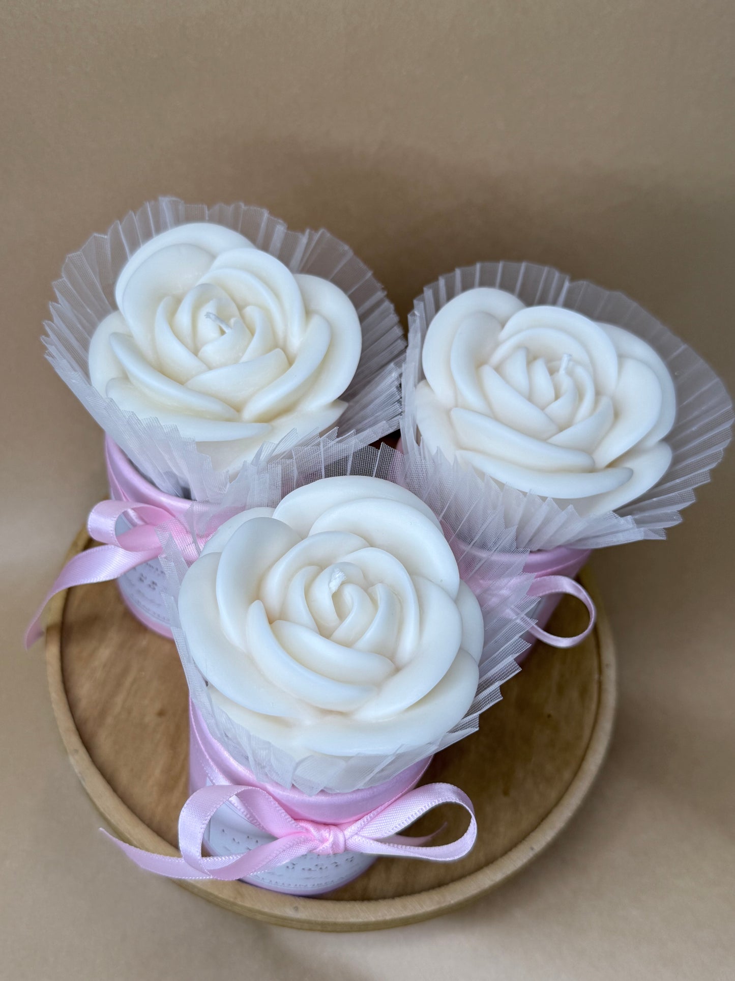 Rose Petite Bouquet | Flowers bouquet | Wedding Candles