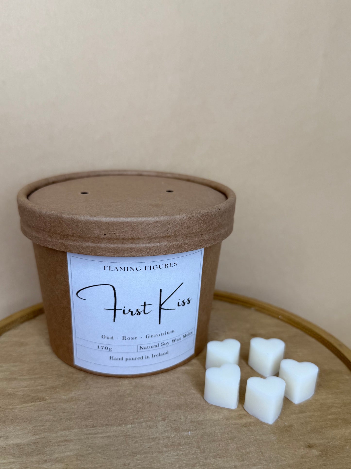 First Kiss Wax Melts | Oud Rose Geranium | Soy Wax Ireland