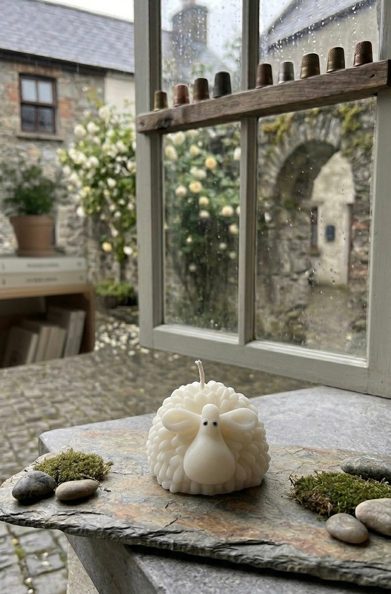 Irish Sheep Candle | Soy Wax Animal Candle