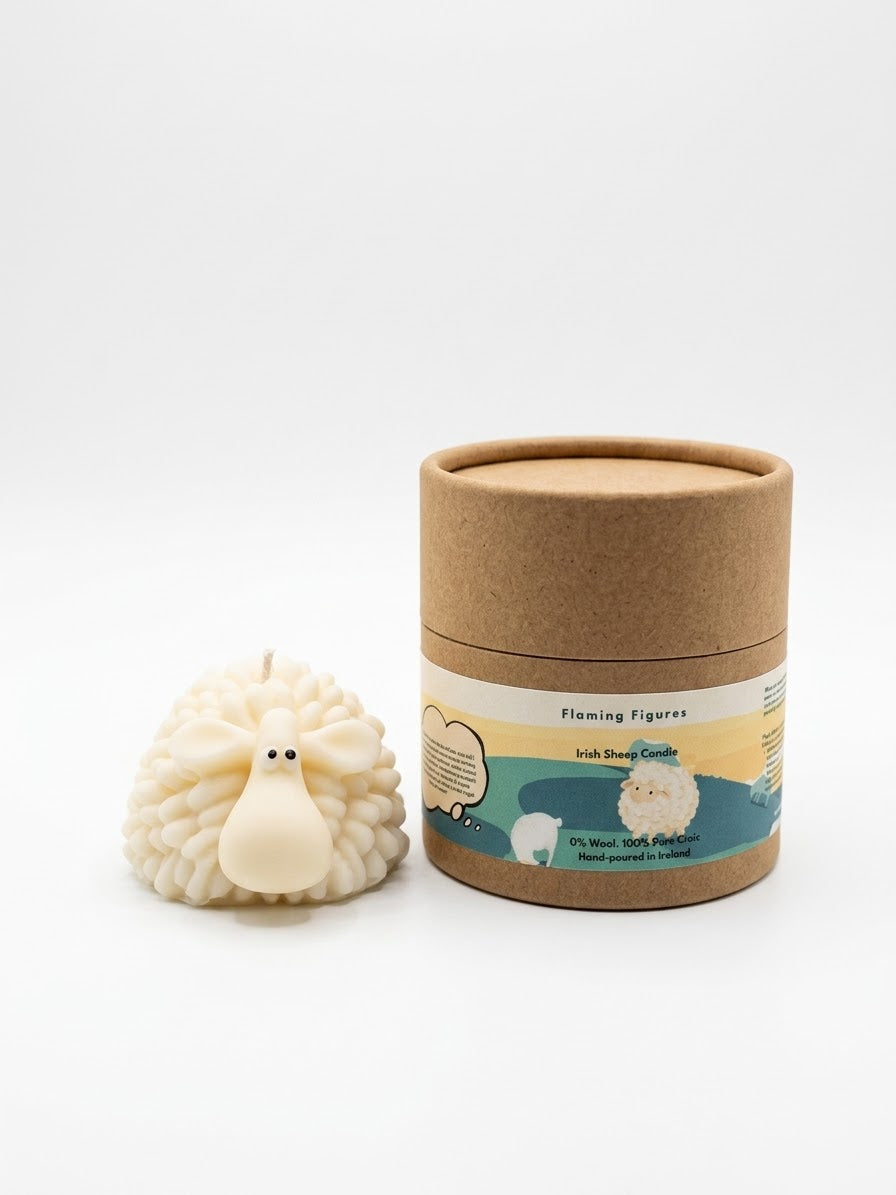 Irish Sheep Candle | Soy Wax Sheep Candle