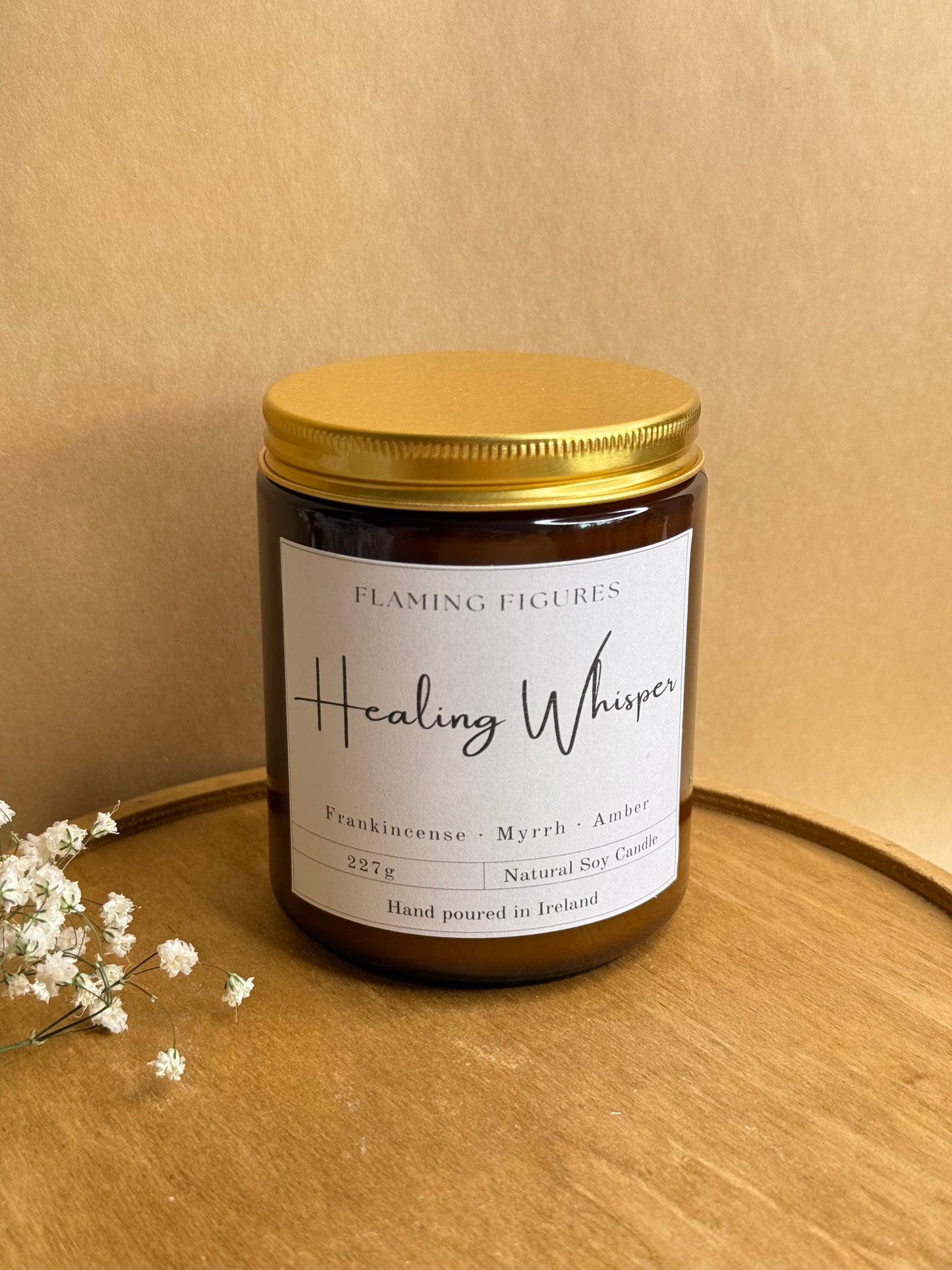 Healing Whisper Aromatherapy Candle | Frankincense Myrrh