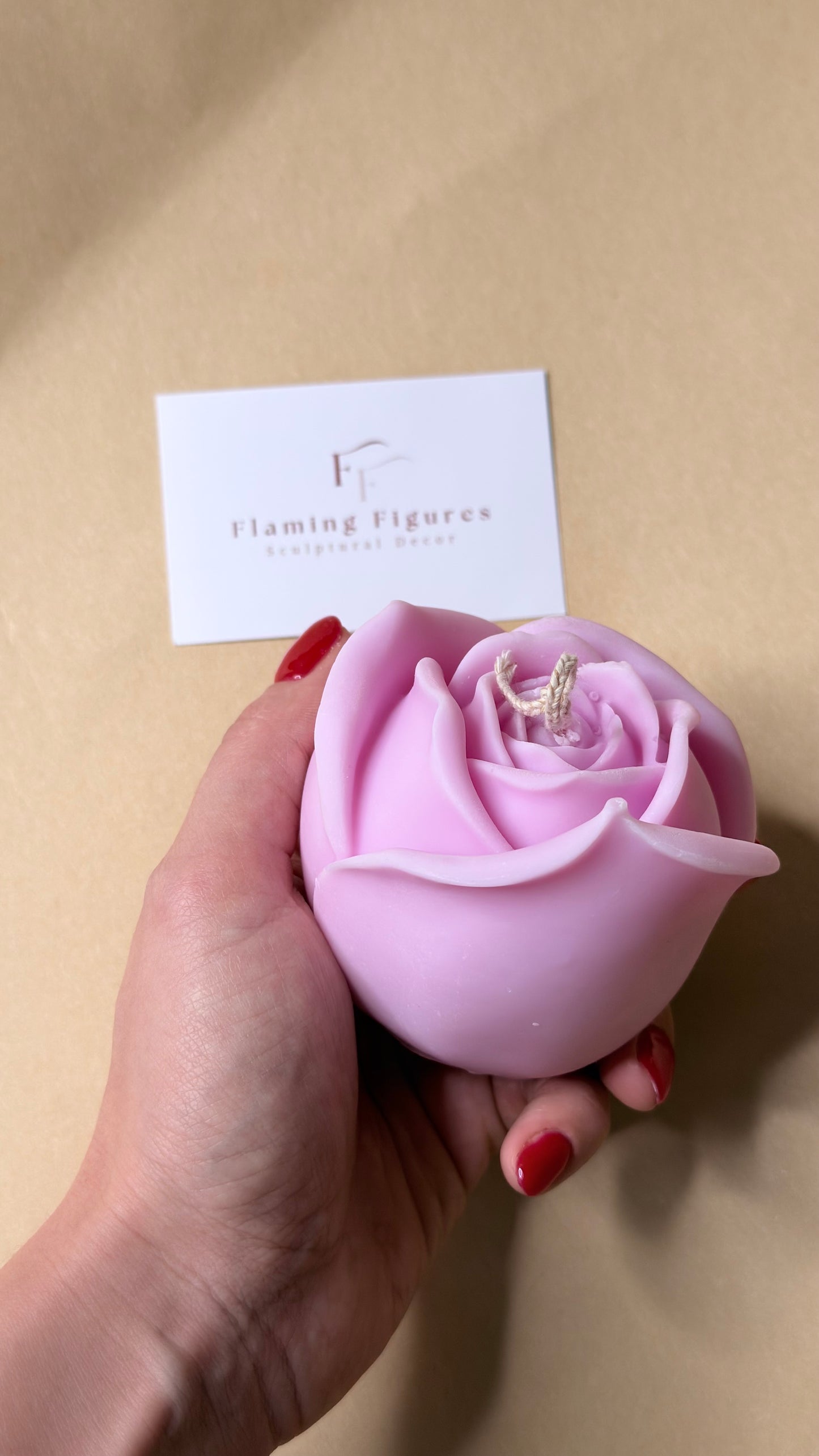 Rose Candle Gift Box | Floral Soy Wax Candle Ireland
