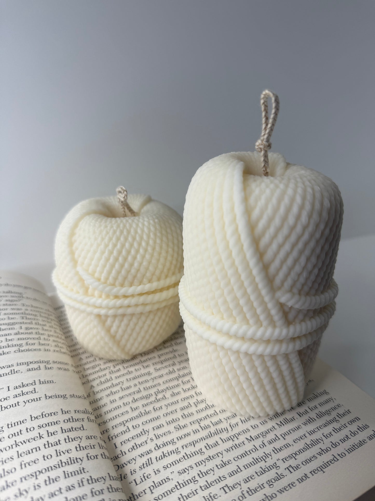 Yarn Candles