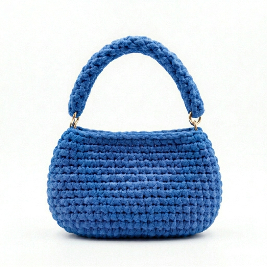 The Bloom Crochet Bag | Handbag Ireland | Blue