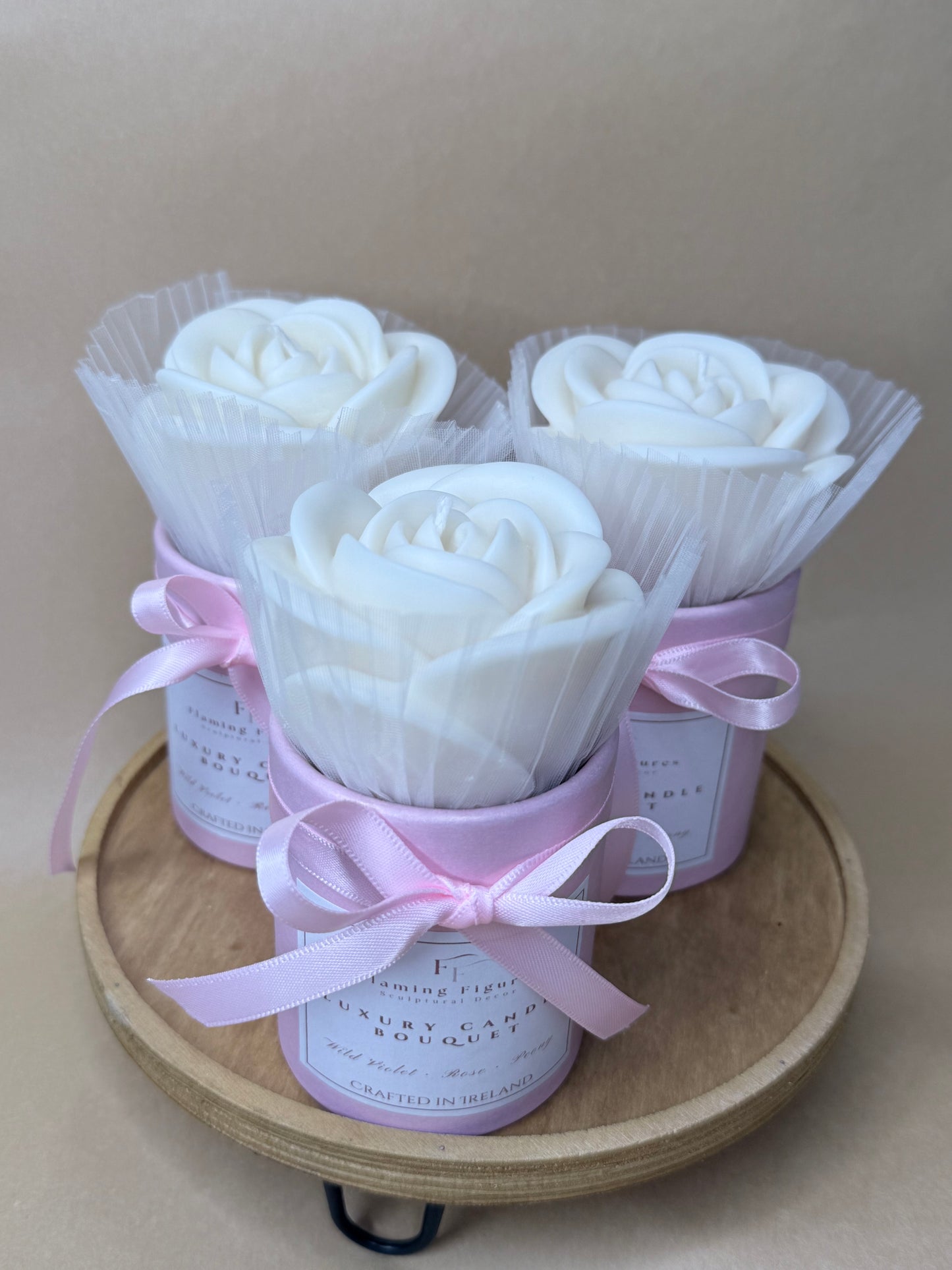Rose Petite Bouquet | Flowers bouquet | Wedding Candles