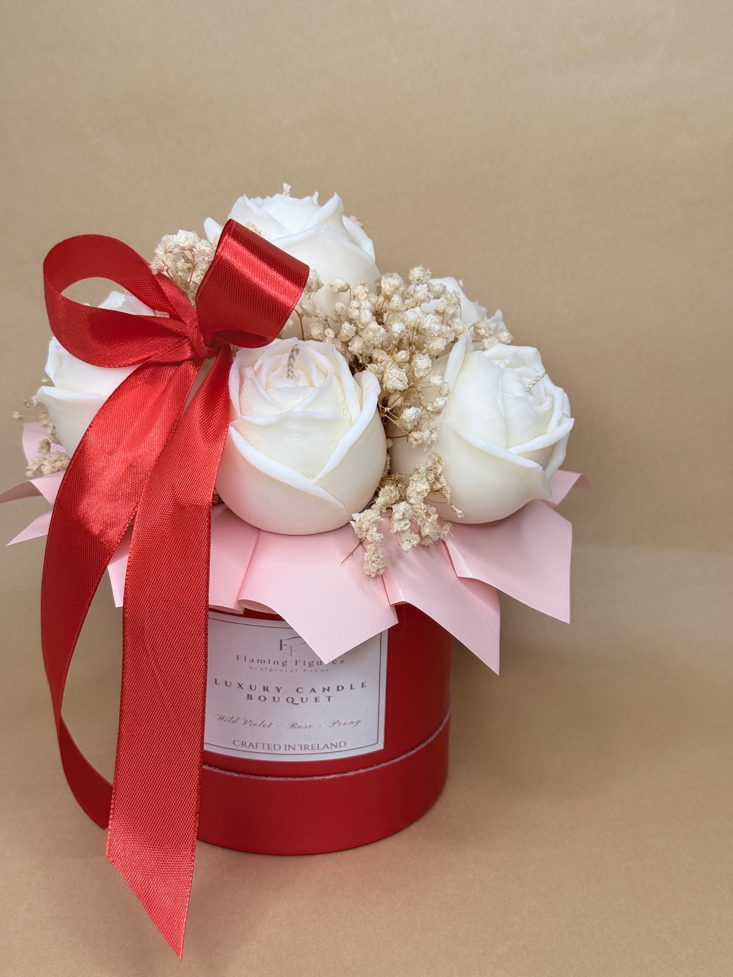 Roses Candle Bouquet | Luxury Flowers Bouquet | Gift
