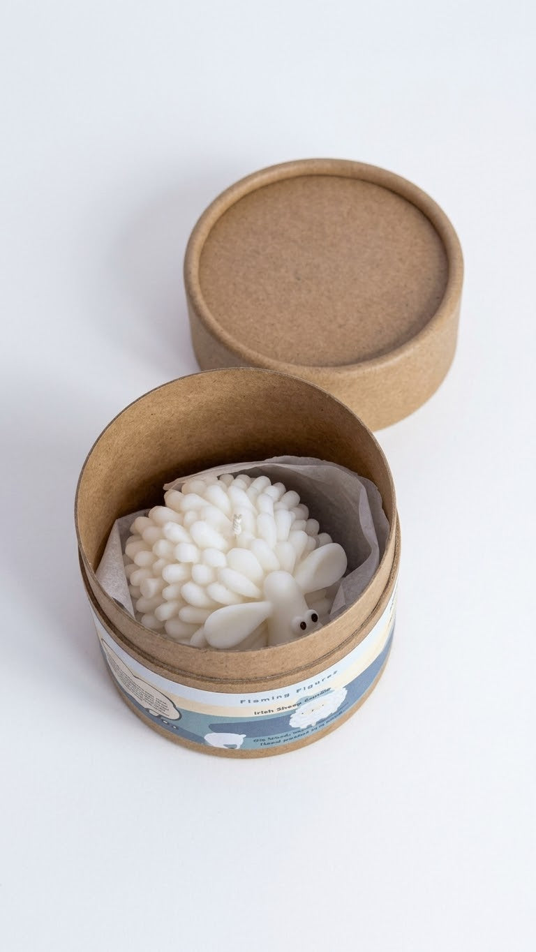 Irish Sheep Candle | Soy Wax Sheep Candle