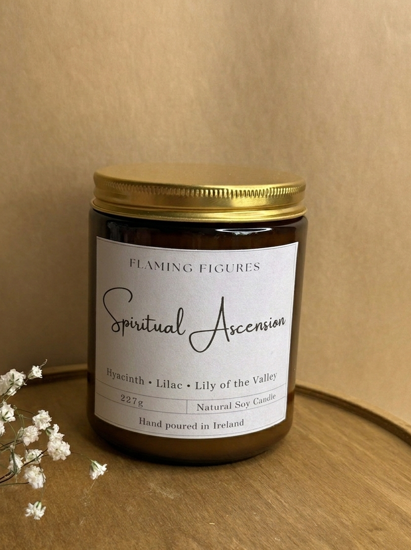 Spiritual Ascension Aromatherapy Candle | Hyacinth, Lilac & Lily of the Valley