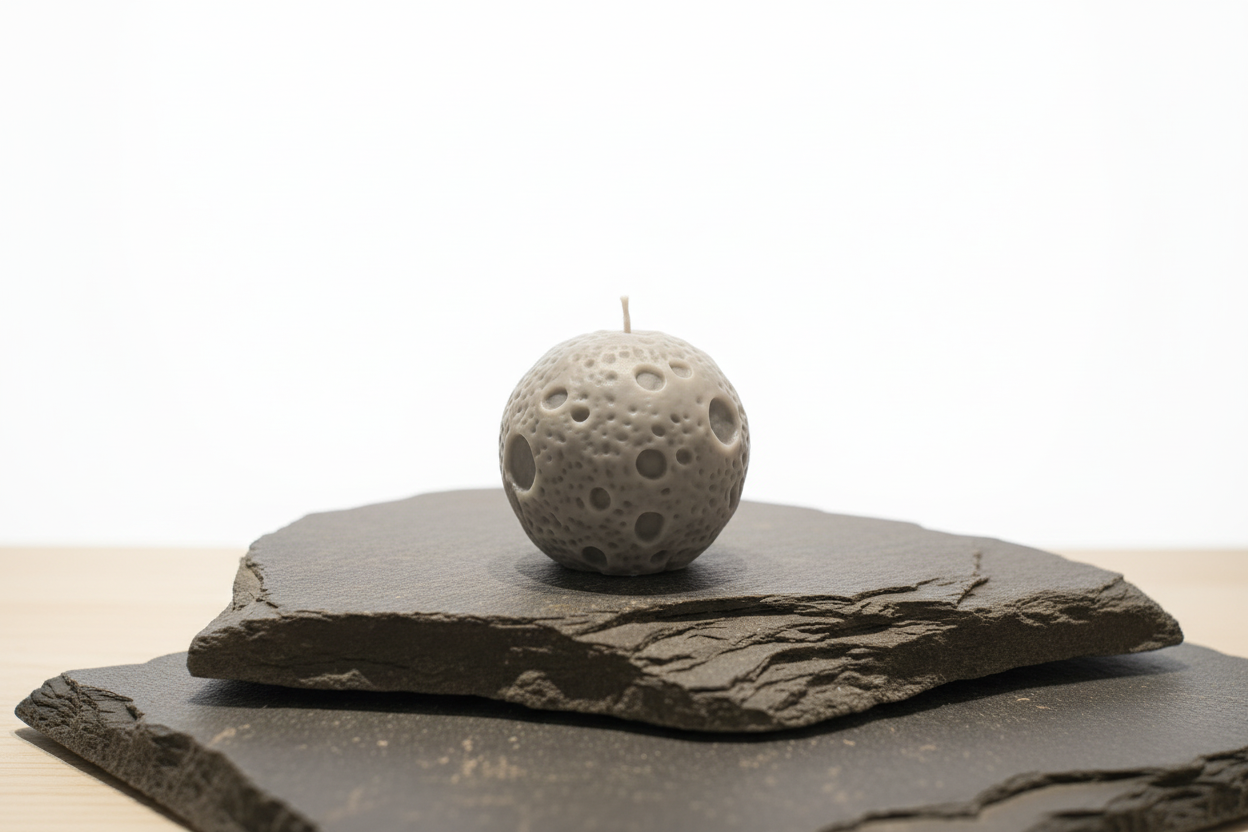 I love you to the moon and back | Moon Candle