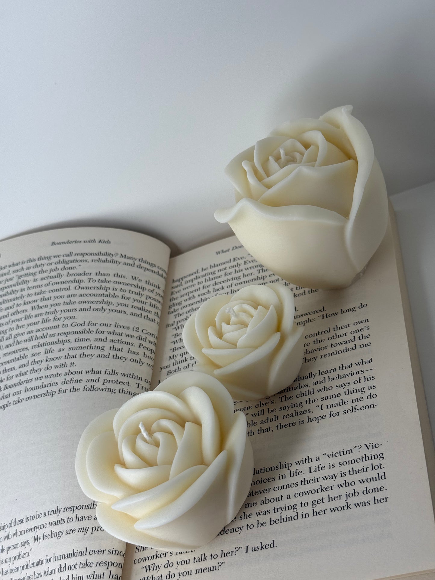 Rose Candle | Soy Wax | Flower Candle