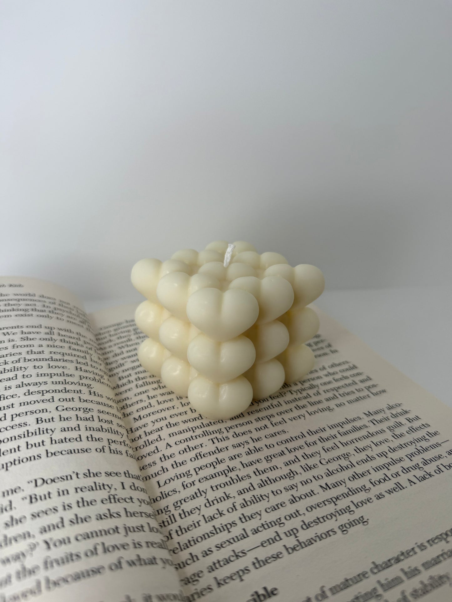 Heart Cube Candle | Soy Wax Candle