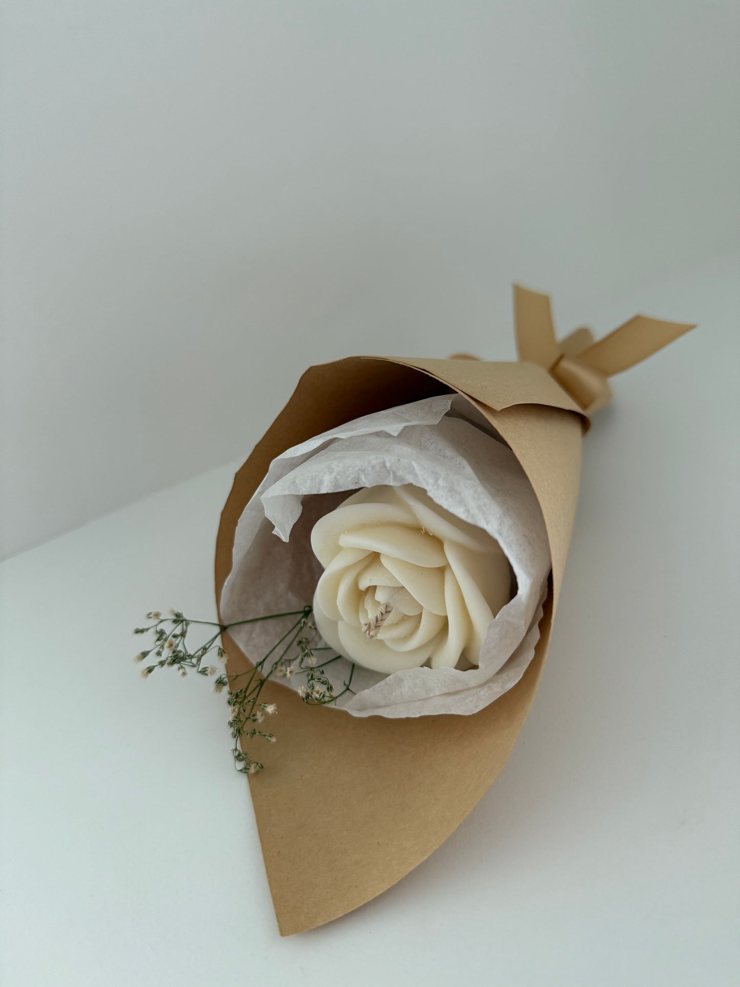 Mini Rose Bouquet Candle | Flower Bouquet