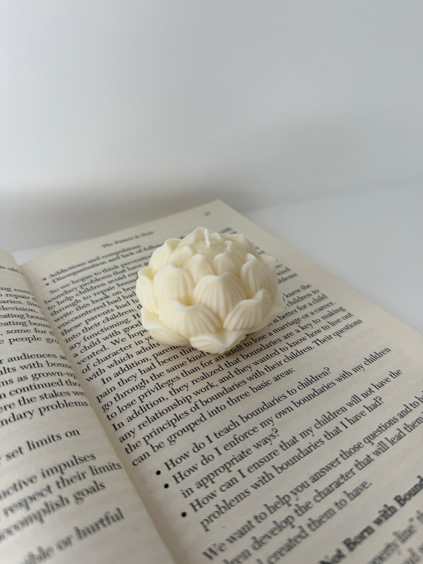 Lotus Candle | Soy Wax Flower Candle